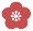 アイコン花びら紅